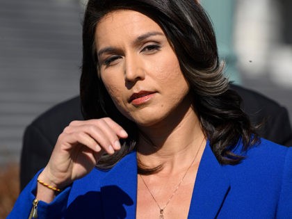 Democrat Congresswoman Tulsi Gabbard from Hawaii, an official candidate for the Democratic