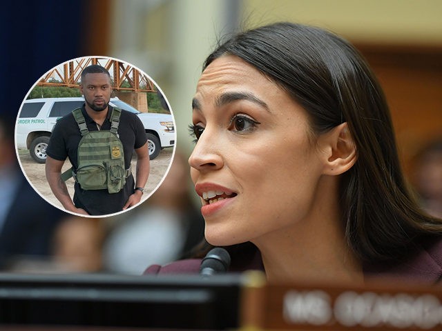 (INSET: Fox News contributor Lawrence Jones III) US Congresswoman Alexandria Ocasio-Cortez, Democrat of New York, questions Michael Cohen, US President Donald Trump's former personal attorney, as he testifies before the House Oversight and Reform Committee in the Rayburn House Office Building on Capitol Hill in Washington, DC on February 27, …