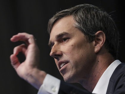 NEW YORK, NY - APRIL 3: Former U.S. Representative and Democratic presidential candidate Beto O'Rourke speaks at the National Action Network's annual convention, April 3, 2019 in New York City. A dozen 2020 Democratic presidential candidates will speak at the organization's convention this week. Founded by Rev. Al Sharpton in …