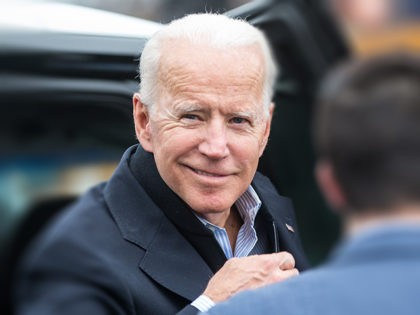 DORCHESTER, MA - APRIL 18: Former Vice President Joe Biden arrives in front of a Stop & Shop in support of striking union workers on April 18, 2019 in Dorchester, Massachusetts. Thousands of unionized Stop & Shop workers across New England walked off the job last week in an ongoing …