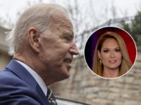 (INSET: Gillian Turner) WASHINGTON, DC - APRIL 05: Former Vice President Joe Biden waves to supporters at the International Brotherhood of Electrical Workers Construction and Maintenance conference on April 05, 2019 in Washington, DC. Former Vice President Joe Biden on Friday called President Donald Trump a "tragedy in two acts" …