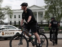 WASHINGTON, DC - APRIL 08: Members of the U.S. Secret Service Uniformed Division patrol on bicycles outside the White House on April 08, 2019 in Washington, DC. Today it was announced that Randolph "Tex" Alles will be leaving his position as U.S. Secret Service Director. Alles will be replaced by …