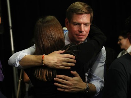 SUNRISE, FLORIDA - APRIL 09: Rep. Eric Swalwell (D-CA), who announced that he is running f