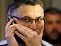 Israeli Likud Party member and former Interior Minister Gidon Saar attends an election campaign meeting in Ramat Gan near Tel Aviv, Israel, on March 04, 2019. - Analysts say the primaries have shown that Netanyahu's power within the party is not without limits, as evident in the success of Gideon …