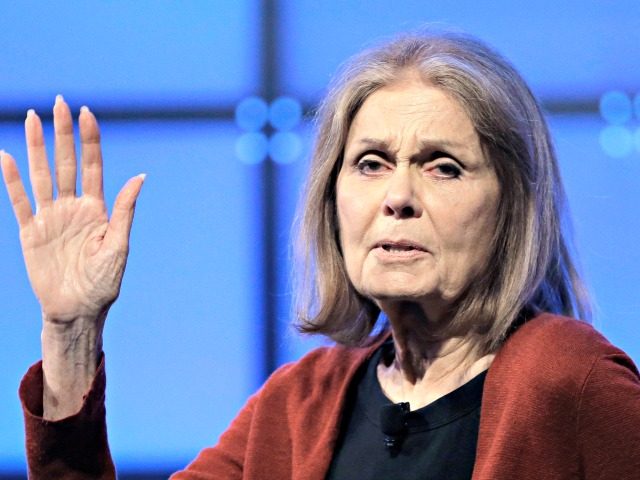 Feminist icon Gloria Steinem speaks, Thursday, Dec. 7, 2017, during the 13th annual Massachusetts Conference for Women, in Boston. The conference opened Thursday against a backdrop of expanding allegations of sexual misconduct against prominent men in Hollywood, politics and the media. (AP Photo/Steven Senne)