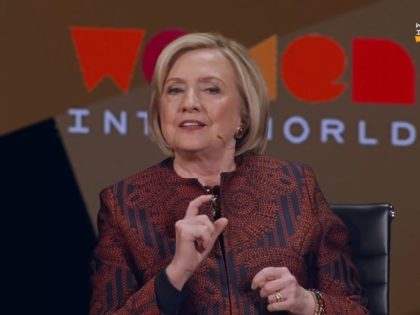 Hillary Clinton at the 2019 'Women in the World' summit, 4/14/2019