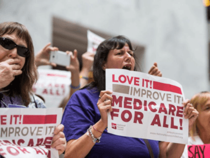 Activists protest a GOP healthcare bill on Capitol Hill in July 2017. On Wednesday, House
