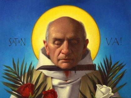 Father Jacques Hamel. Painting by Neilson Carlin
