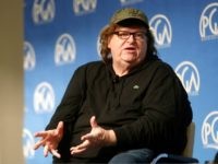 NEW YORK, NY - OCTOBER 24: Michael Moore speaks during the PGA Produced By: New York Conference at Time Warner Center on October 24, 2015 in New York City. (Photo by Thos Robinson/Getty Images for Producers Guild of America)