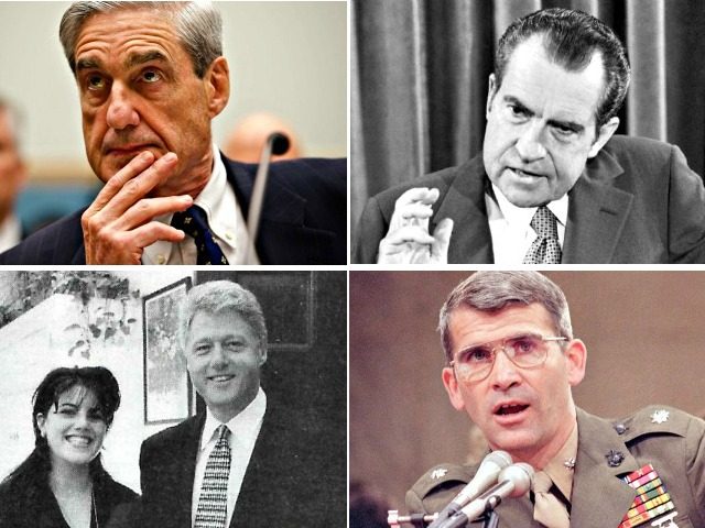 Mueller Report, Watergate, Iran-Contra, Starr Report AP