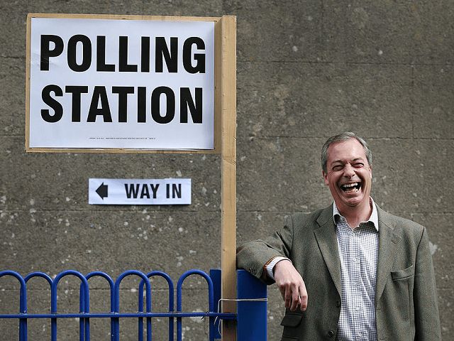 Nigel Farage Polling Station