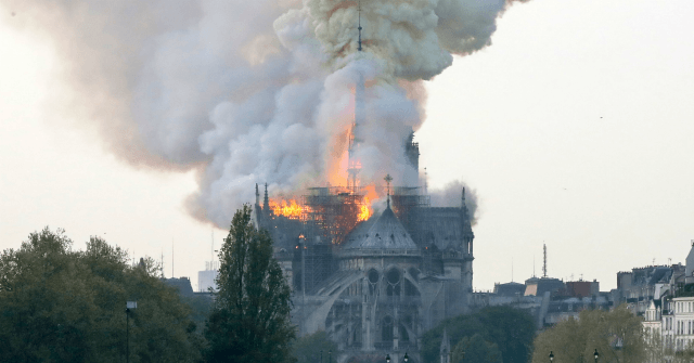 Paris: Notre-Dame Cathedral Burns