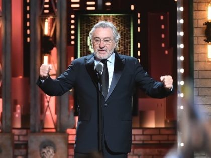 NEW YORK, NY - JUNE 10: Robert De Niro speaks onstage during the 72nd Annual Tony Awards at Radio City Music Hall on June 10, 2018 in New York City. (Photo by Theo Wargo/Getty Images for Tony Awards Productions)