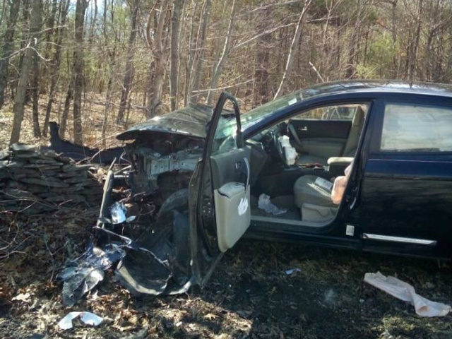 Spider car wreck