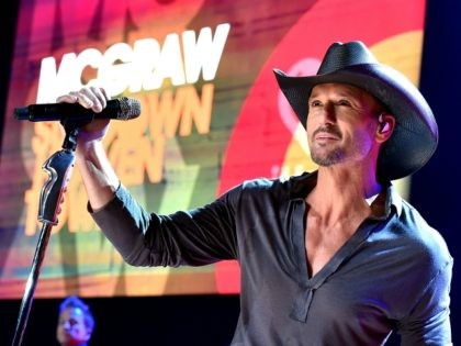 BURBANK, CA - OCTOBER 15: Musician Tim McGraw performs onstage during the iHeartRadio Albu