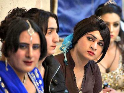 Complainant Neelum says she was being harassed and threatened by thugs hired by another transgender group. — AFP/File