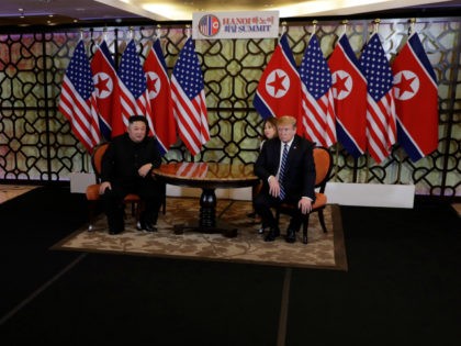 President Donald Trump meets North Korean leader Kim Jong Un, Thursday, Feb. 28, 2019, in