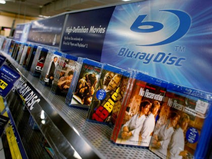 SAN FRANCISCO - FEBRUARY 19: Blu-ray discs are displayed at a Best Buy store February 19, 2008 in San Francisco, California. Toshiba Corp. announced today that it is discontinuing production of its HD DVD players and recorders effective immediately after longtime partner Time Warner Inc.'s Warner Bros. decided to move …