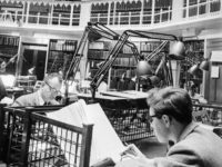 3rd December 1967: The interior of the public records office on Chancery Lane, Holborn, London. (Photo by Powell/Express/Getty Images)