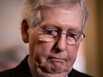 Senate Majority Leader Mitch McConnell, R-Ky., told reporters he can't say whether the Rep