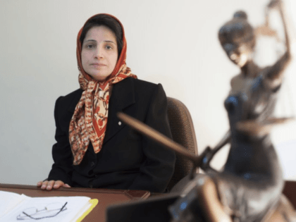 In this Nov. 1, 2008 photo, Iranian human rights lawyer Nasrin Sotoudeh, poses for a photograph in her office in Tehran, Iran. On Wednesday, March 6, 2019, the New York-based Center for Human Rights in Iran, said Sotoudeh, a prominent human rights lawyer in Iran who defended women protesting against …