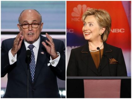 Rudy Giuliani hillary clinton