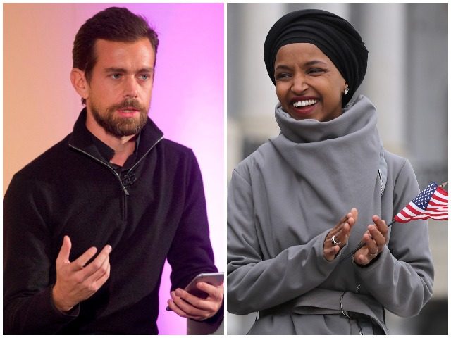 Twitter CEO Jack Dorsey called Rep. Ilhan Omar (D-MN) on Tuesday about his company's decisions to allow President Donald Trump's tweet that many mainstream media sources say sparked death threats towards the congresswoman.