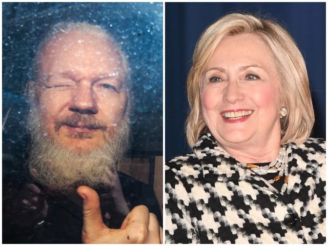 hillary clinton julian assange