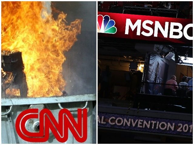 Nolte: Another Week, Another Ratings Collapse at Far-Left CNN, MSNBC