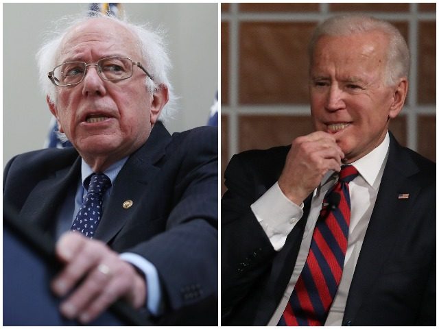 Former Vice President Joe Biden and Sen. Bernie Sanders (I-VT) hold a substantial lead ove