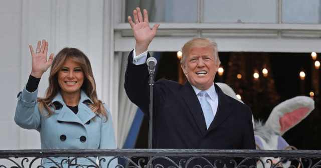 Donald Trump 'Never Been Happier,' Attends Easter Services | Breitbart