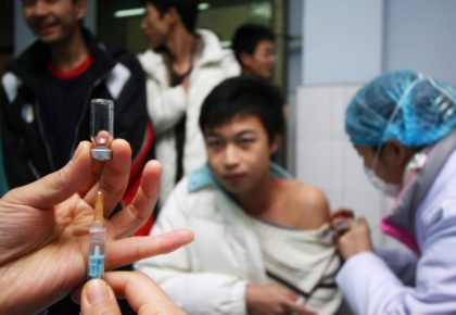 Mother detained after Chinese vaccine protest