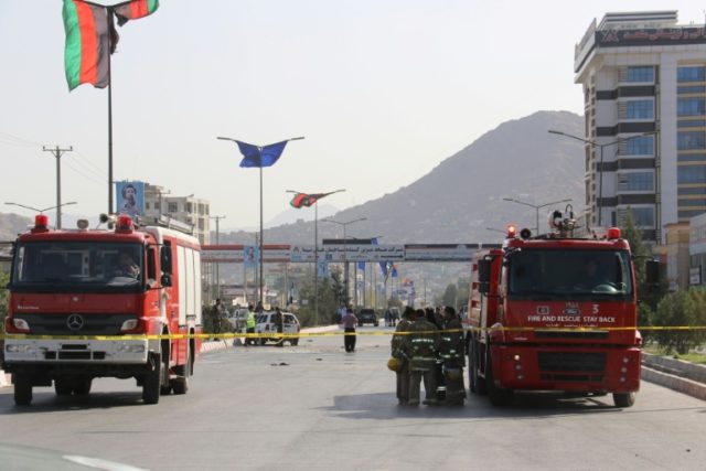 Loud explosion, gunfire rock downtown Kabul in attack near ministry