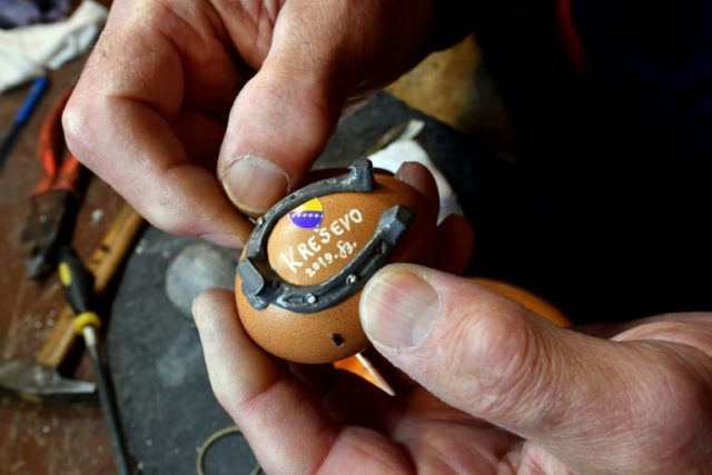 In Bosnia, 'master' blacksmith had to shoe an egg