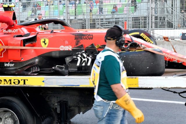 'Stupid, useless' Leclerc blames himself for Baku crash