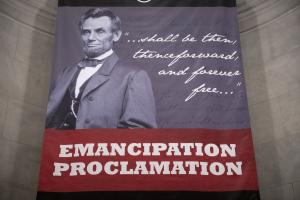 Rare showing of Emancipation Proclamation at National Archives Museum