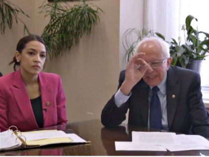 AOC, Bernie, Facebook