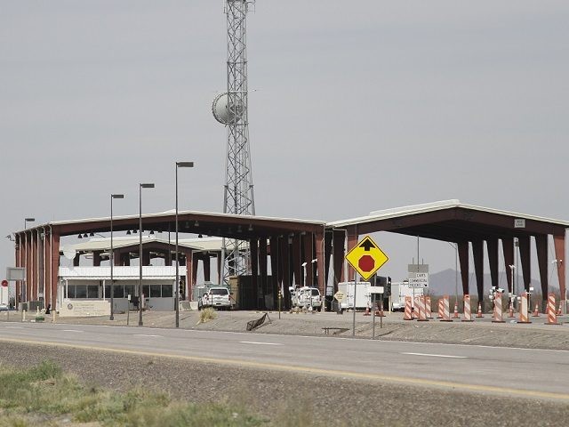 This Tuesday, March 26, 2019, photo shows a border patrol checkpoint, north of Las Cruces, New Mexico, that U.S. immigration authorities have closed and have reassigned agents to repurpose inspection areas to handle an influx of Central Americans arriving at the Mexican border. All of the checkpoints in the El …