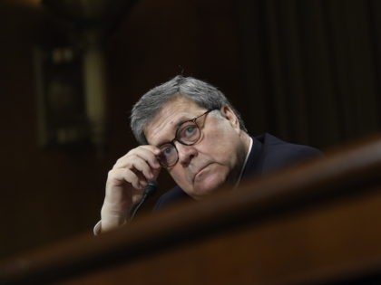 Attorney General William Barr testifies before the Senate Judiciary Committee on Capitol H