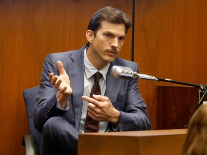 Ashton Kutcher testifies in the murder trial of Michael Gargiulo in Los Angeles Superior Court, Wednesday, May 29, 2019. Gargiulo, 43, has pleaded not guilty to two counts of murder and an attempted-murder charge stemming from attacks in the Los Angeles area between 2001 and 2008, including the death of …