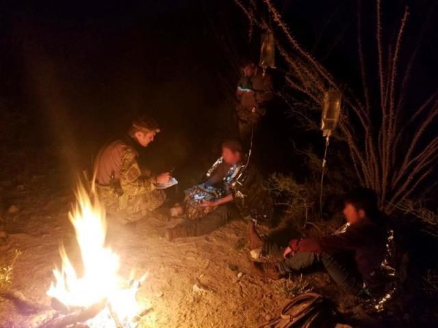 Border Patrol agents rescue migrants suffering from hypothermia and dehydration. (Photo: U