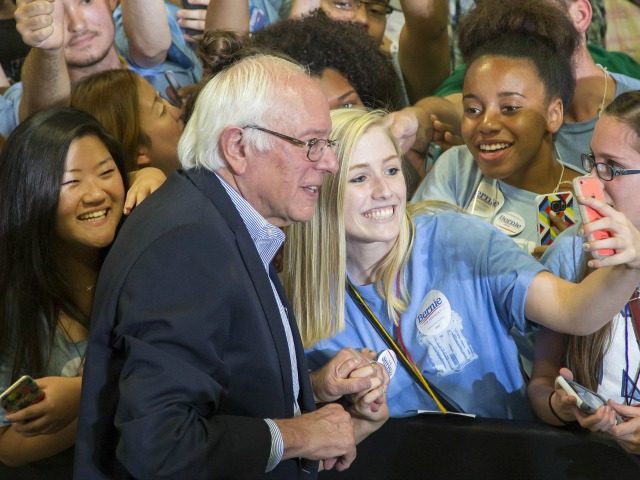 Bernie Sanders Selfie AP