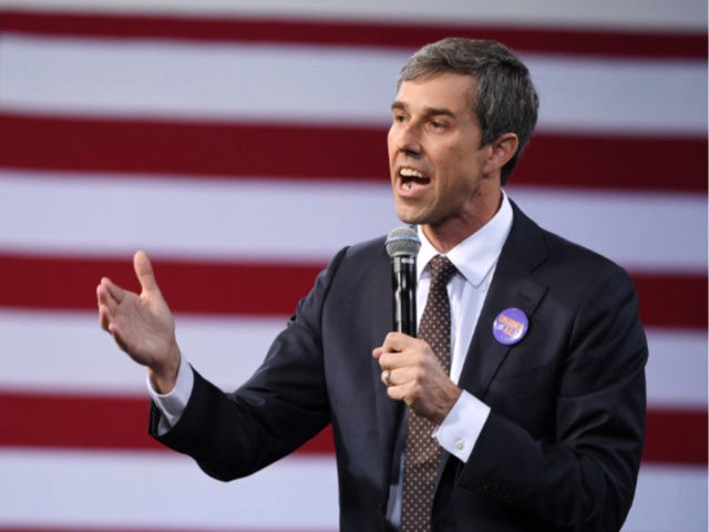 Democratic presidential candidate Beto O'Rourke speaks at the National Forum on Wages and