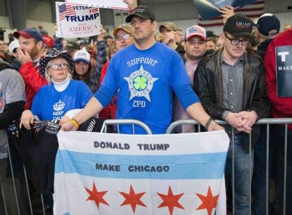 Chicago Trump supporters (Scott Olson / Getty)