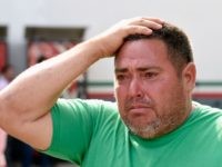 Cuban migrant Wilfredo Pinero speaks outside a detention center in Tapachula, Chiapas, Mexico on April 27, 2019. - Pinero escaped Thursday along hundreds compatriots from a Mexican National Migration Institute (INM) detention center, after threatening to set fire to the facility to protest against overcrowding, and since then lost contact …
