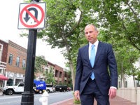 Attorney Michael Avenatti makes his way to an awaiting vehicle after addressing the media outside the Santa Ana federal courthouse in Santa Ana, California on May 7, 2019. - A federal judge gave him until May 15 to either find a new attorney for representation, decide if he needs a …