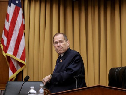 WASHINGTON, DC - MAY 08: House Judiciary Committee Chairman Jerry Nadler (D-NY) leaves after the committee voted to hold Attorney General William Barr in contempt of Congress for not providing an un-redacted copy of special prosecutor Robert Mueller's report in the Rayburn House Office Building on Capitol Hill May 08, …