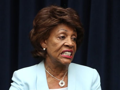 WASHINGTON, DC - MAY 22: Chairwomen Maxine Waters (D-CA) arrives at a House Financial Services Committee hearing where Treasury Secretary Steven Mnuchin will testify, on Capitol Hill May 22, 2019 in Washington, DC. The committee heard testimony from the Secretary on the State of the International Financial System, and President …