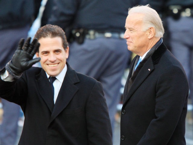 WASHINGTON, D.C. - JANUARY 20: Vice-President Joe Biden and sons Hunter Biden (L) and Beau