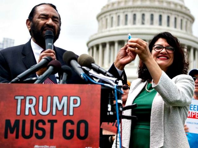 Green, Tlaib Impeach Trump Rally